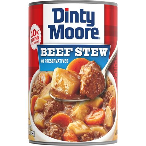 DINTY MOORE Beef Stew Shelf Stable 15 Oz Steel Can Walmart