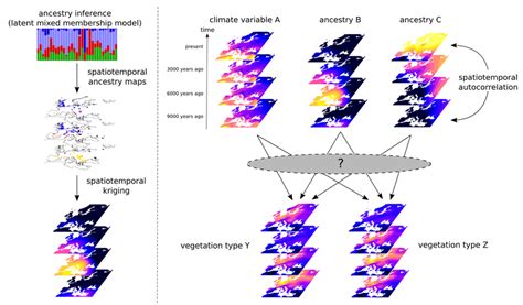 Schematic Of Methodology For Spatio Temporal Kriging And Vegetation Download Scientific Diagram