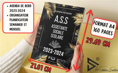 Agenda De Bord Assistante Sociale Scolaire 2023 2024 Carnet De Bord