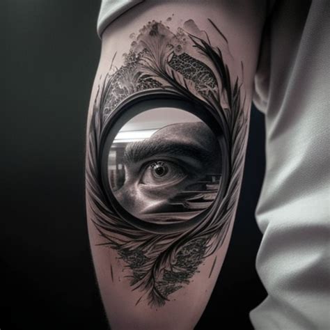 52 Mirror Tattoo Ideas - TattooClue.com