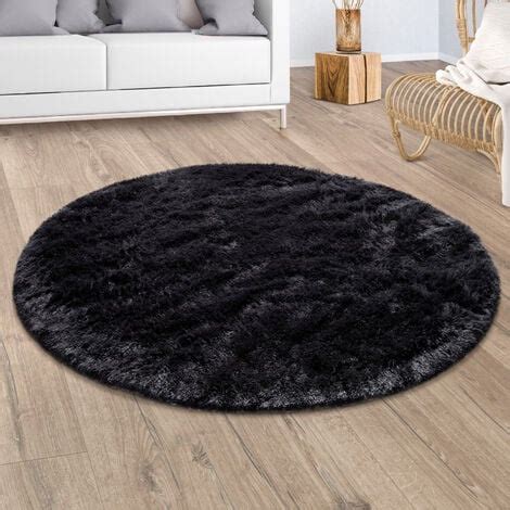 Paco Home Tapis Shaggy Tapis De Salon Fausse Fourrure Poil Long