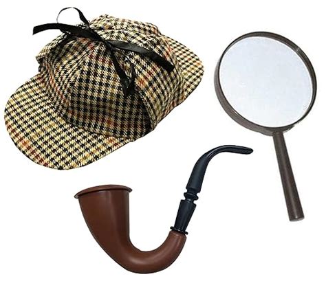 Magnify Glass Fancy Dress Sherlock Holmes Pipe World Book Day Costume