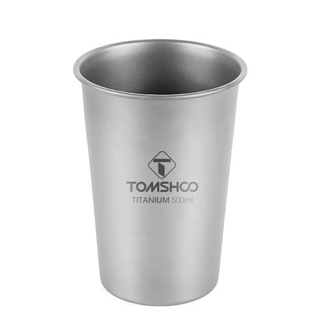 Tomshoo Ml Titanium Cup Outdoor Camping Traveling Beer Cup Titanium