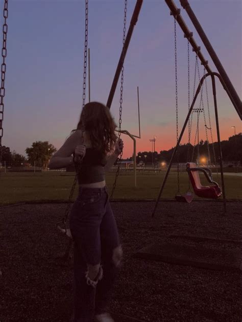 Swing Pictures Park Pictures Vacation Pictures Aesthetic Captions Aesthetic Pictures Night