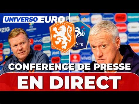 Netherlands France Conference De Presse En Direct Koeman