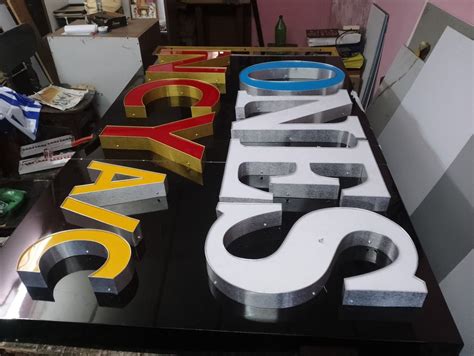 LED Glow Sign Board 15W Letter Material Acrylic At Rs 650 Sq Ft In