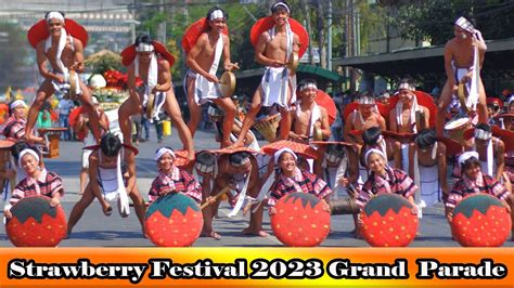 Strawberry Festival Grand Parade La Trinidad Benguet Youtube