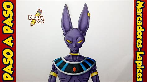 COMO DIBUJAR A BILLS BEERUS SAMA MARCADORES Y COLORES DE MADERA