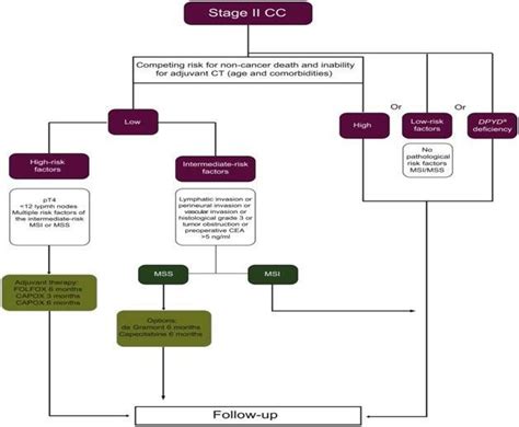 Treatment Algorithm In Stage Ii Colon Cancer Cc Download