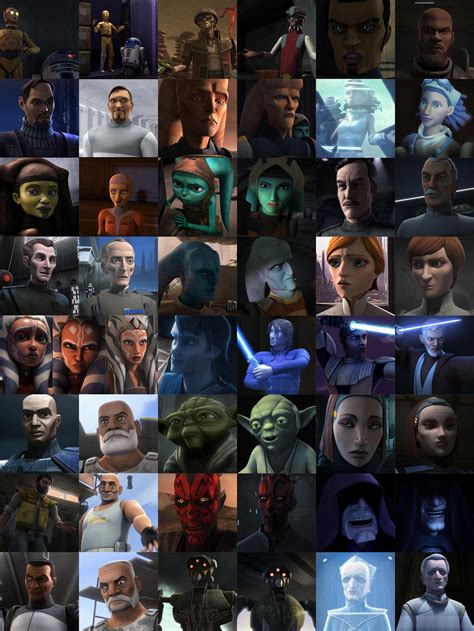 Re upload all characters from the clone wars in rebels – Artofit