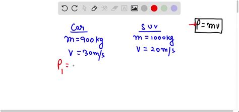 SOLVED What Is The Difference In The Linear Momentum Of A 900 Kg Car