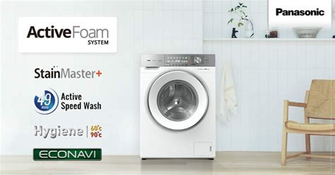 Panasonic Launches Activefoam Front Load Washing Machines Panasonic