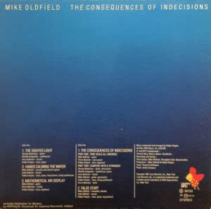 Mike Oldfield The Consequences Of Indecisions Vinyl Pussycat Records