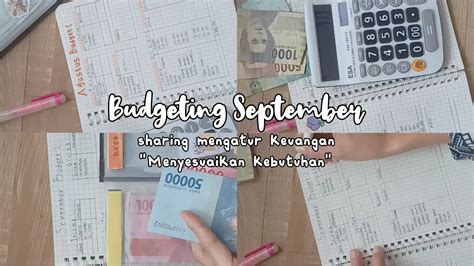 Budgeting September Sharing Mengatur Keuangan Rumah Tangga Sesuai