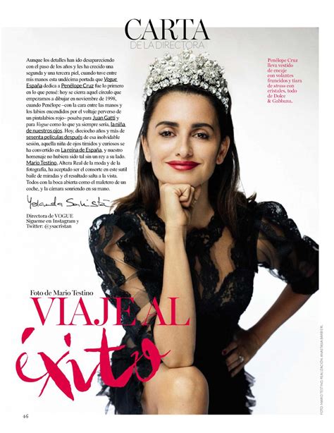 Penelope Cruz In Vogue Magazine Spain December 2016 Issue Hawtcelebs