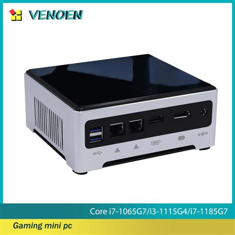 VENOEN Intel Core I7 1185G7 11th Desktop Mini PC DP HDMI 4k Thin Client