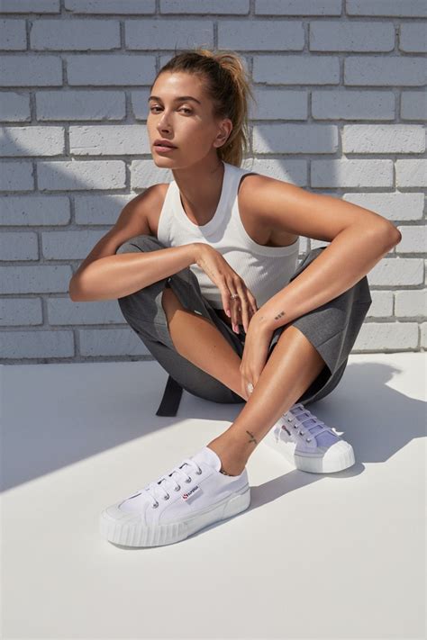 Hailey Bieber Superga Fall 2021 Campaign Beach