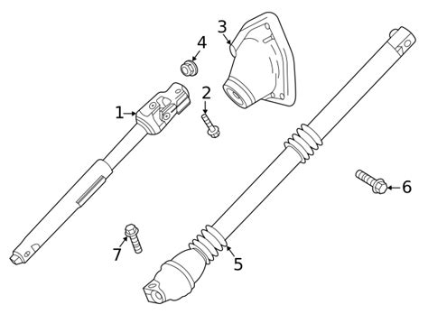 2020 2024 Gm Intermediate Steering Shaft 23328923 Gm