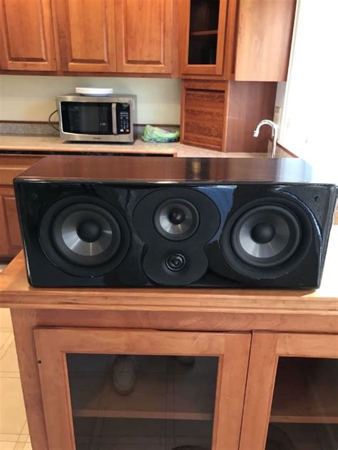 Polk Audio Lsim C Center Channel Speaker Black For Sale Us Audio Mart