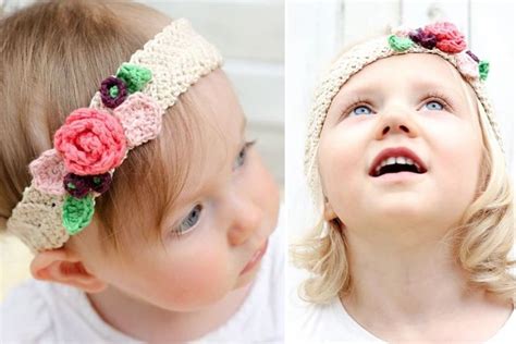 Boho Flower Headband Free Crochet Pattern