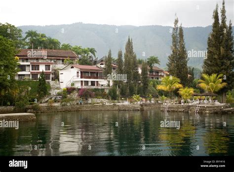 Indonesia Sumatra Lake Toba Samosir Island Tuk Tuk Toledo Inn Stock