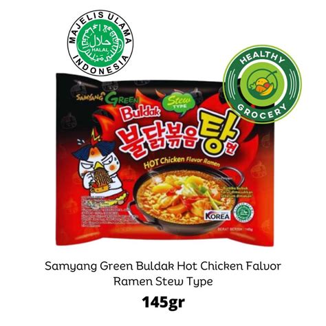 Jual Get It Now Samyang Green Buldak Hot Chicken Flavor Ramen All Varian Samyang Shopee Indonesia