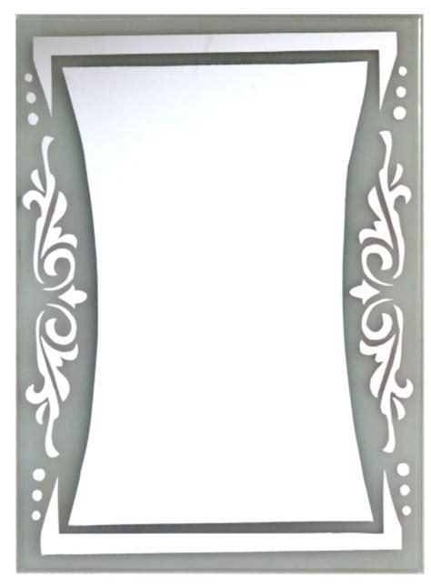 Frosted Etching Mirrors Etched Mirror Mirror Design Wall Mirror Designs