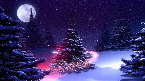 Fondos Animados Rbol De Navidad Nieve Full Hd Animated Background