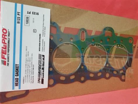 88 00 Fel Pro Head Gasket Honda Civic D16a6 Ebay