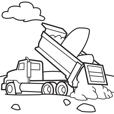 Construction Trucks Coloring Pages - Coloring Home