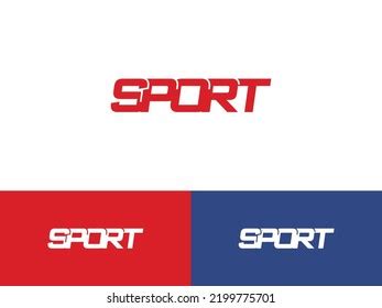 Sport Word Text Logo Vector Stock Vector (Royalty Free) 2199775701 ...