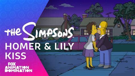 Homer And Lily Kiss Season 32 Ep 5 The Simpsons Youtube