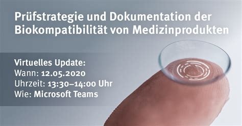 Hwi Group Virtuelles Update Biokompatibilit T Von Medizinprodukten