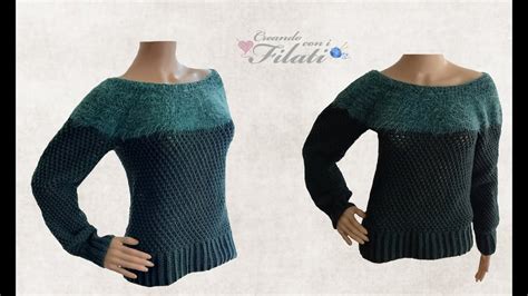 Maglia Jasmine Tutorial Uncinetto Crochet Creando Con I Filati