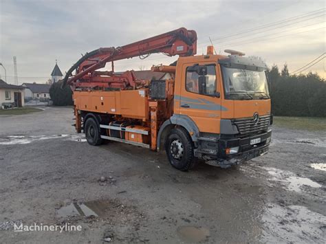 Pompa Do Betonu Schwing KVM 24 4H Na Podwoziu Mercedes Benz Atego Na