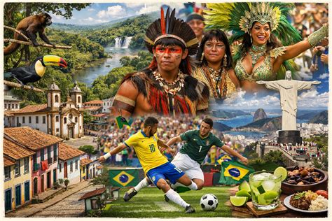 Curiosidades sobre o Brasil explicam por que o país é único no mundo