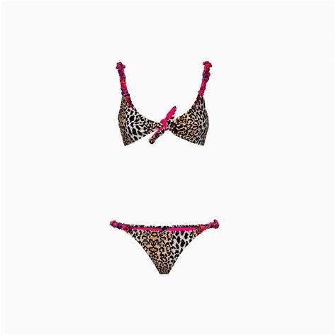 Reina Olga Luca Set Bikini Leo Pink Editorialist