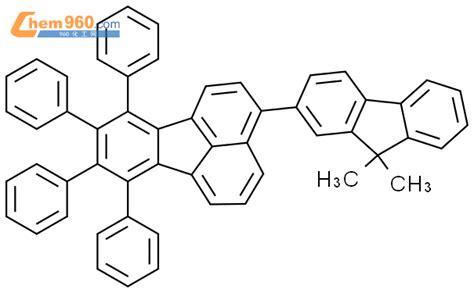 653591 68 5 Fluoranthene 3 9 9 Dimethyl 9h Fluoren 2 Yl 7 8 9 10 Tetraphenyl 化学式、结构式、分子式、mol