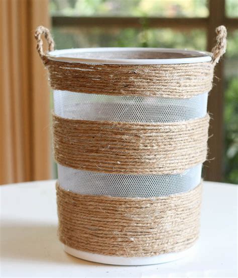 Make an Anthropologie-Inspired DIY Woven Basket - Bluesky at Home