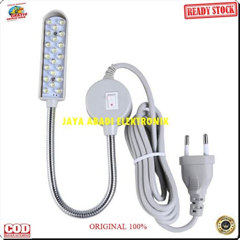 Jual Original Lampu Belajar Tempel Led Magnet Saklar Colok Sambungan