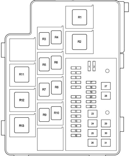 Fuse Box Diagram Toyota Rav G And Relay With Assignment And Location