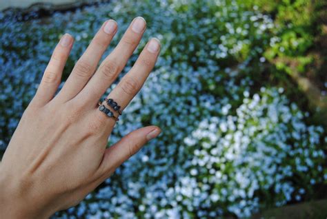 Raw Sapphire Ring Blue Sapphire Ring Raw Stone Ring - Etsy