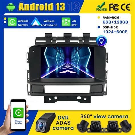 Android 13 Car Head Unit Multimedia For Buick Excelle GT XT Opel Astra