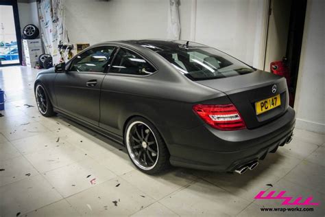 Matte Black C Class Coupe Tries To Fool You Autoevolution