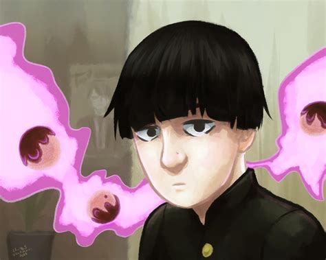 I'm new to digital art, so I decided to draw Mob for practice! : r ...