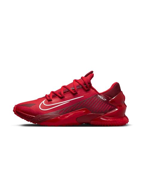 Nike Force Zoom Trout 8 Turf Baseball Shoes In Red, for Men | Lyst