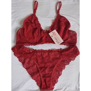 Conjunto De Lingerie Rendado Aro Shopee Brasil