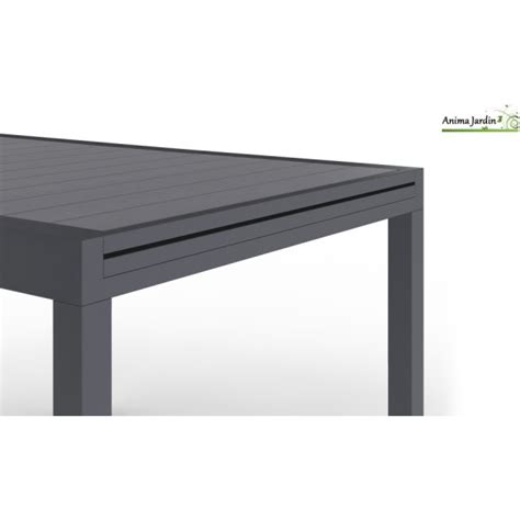 Table De Jardin Extensible Polywood Gris Anthracite 8 Personnes