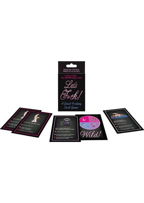 Lets Fuck Sex Position Card Game Theadultshop