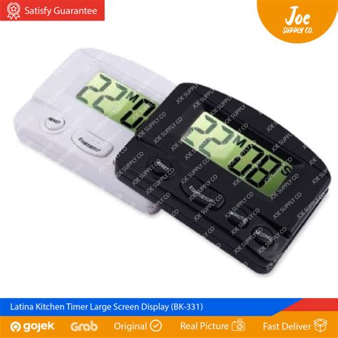 Latina Digital Kitchen Timer Big LED Display Timer Dapur Barista BK Lazada Indonesia